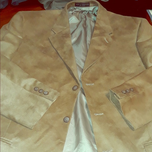 Jeffery banks men’s suede sports jacket large - Picture 1 of 7